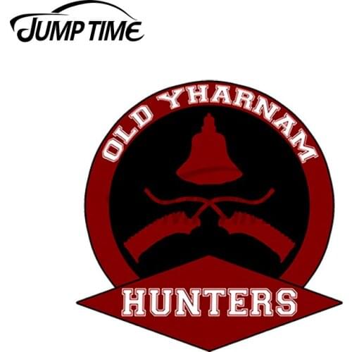 JumpTime 13 x 10.8cm For Old Yharnam Hunters Bloodborne Personality Creative VAN Sticker Bumper Decoration Vinyl Car Decal