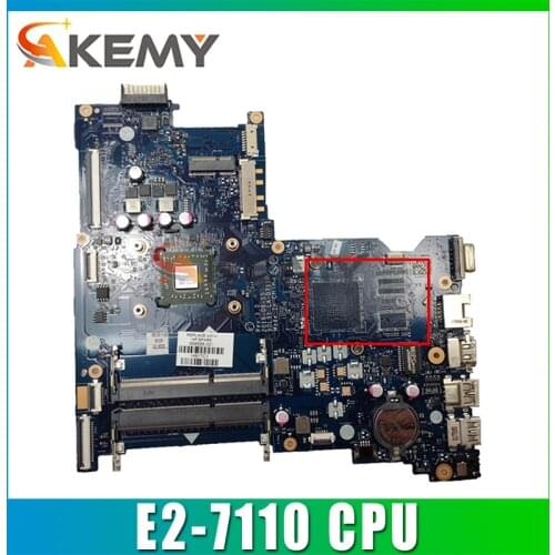 For HP 255 G5 Series Laptop Motherboard With AMD E2-7110 CPU 858589-601 BDL51 LA-D711P MainBoard 100% Tested Fast Ship