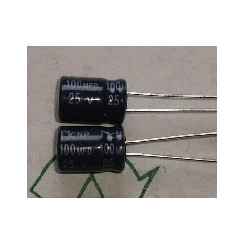 NP Non polar capacitor 25v 100uf 8*12MM
