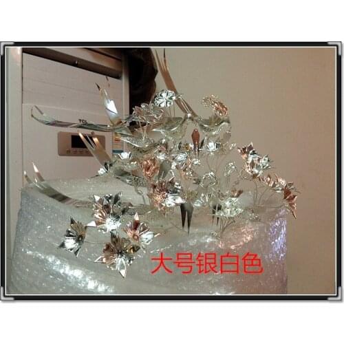 Stage Performance Flower and Bird Miao Silver Hair Stick Minority Group Vintage Antique Pinach Artwork Hair Accessories