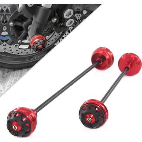 For MT-07 MT07 Tracer MT-09 MT09 Tracer 2019-2020 Motorcycle CNC Front & Rear Axle Fork Wheel Protector Crash Sliders Cap Pad