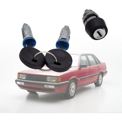 Steering Ignition Switch Lock Cylinder w/key for VW Golf Passat Typ3 for Audi 4000 80/90/Avant quattro/Sport 191905855 191837061