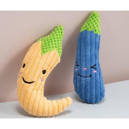 Pet Dog Plush Toys Squeak Pet rabbit animal plush toy dog chew squeaky whistling involved squirrel dog toy