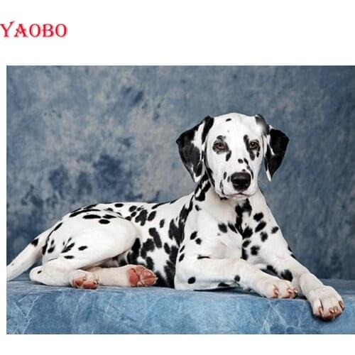 Full Square Diamond Dalmatian dog 5D DIY Diamond Painting 3D Rhinestone Embroidery pet Cross Stitch Mosaic Painting Home Decor