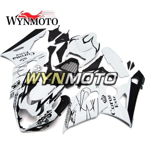Complete Fairings Kit For GSXR1000 2005-2006 05 06 K5 Injection Fairing ABS Plastics Cowlings White Black Line Fairings Bodywork