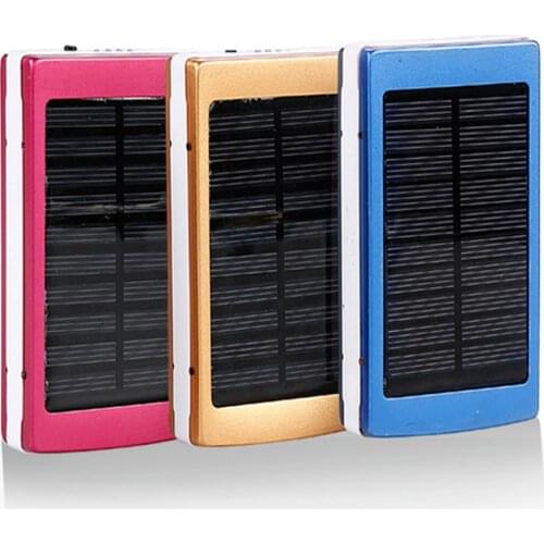 DIY 5x18650 Powerbank Portable Pover Power Bank 18650 Solar Power Bank Case Box Dual USB Kit Phone Charger Flashlight