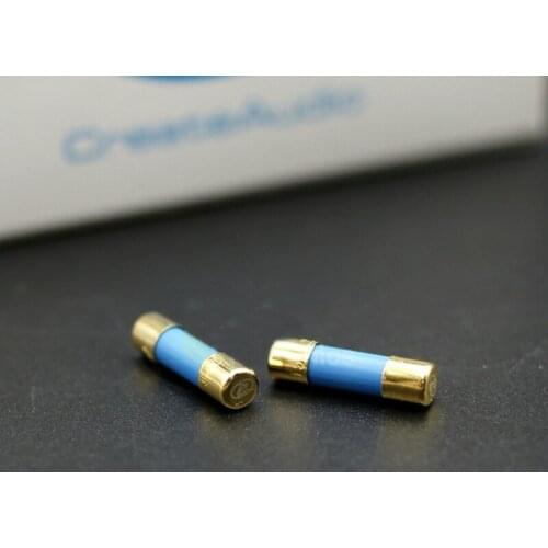 1PCS HIFI Nanocrystalline Alloy Fuse CD Audio Amplifier Tube Amp Fuse Slow Blow Electronic Component Audio Tube Sapphire