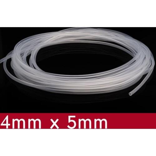Transparent Flexible Silicone Tube ID 4mm x 5mm OD Food Grade Non-toxic Drink Water Rubber Hose Milk Beer Soft Pipe Connect
