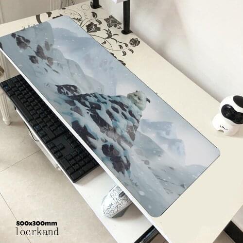 Runeterra mousepad 800x300x4mm locked edge gaming mouse pad gamer mat computer desk padmouse keyboard hot sales play mats