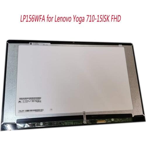 15.6" FHD Lcd Touch Screen Digitizer & Bezel 5D10M14145 LED ASSEMBLY PANEL Original FOR Lenovo Yoga 710-15IKB Yoga710-15isk