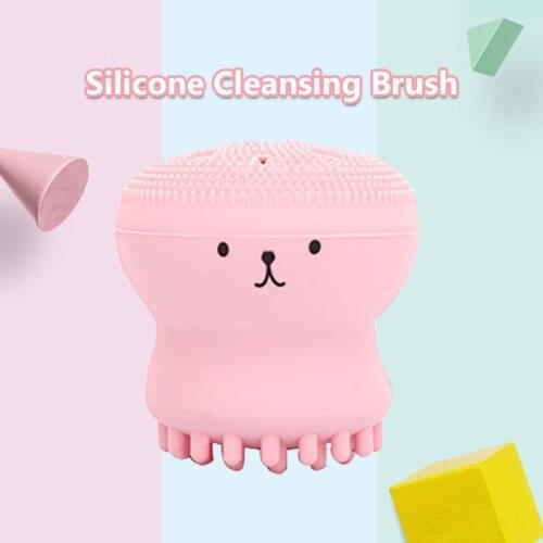 Face Cleaning Brush Sponge 4 Colors Silica Gel Massage Clean Beauty Skin Face Cleaner Men Household Home Appliance Supply
