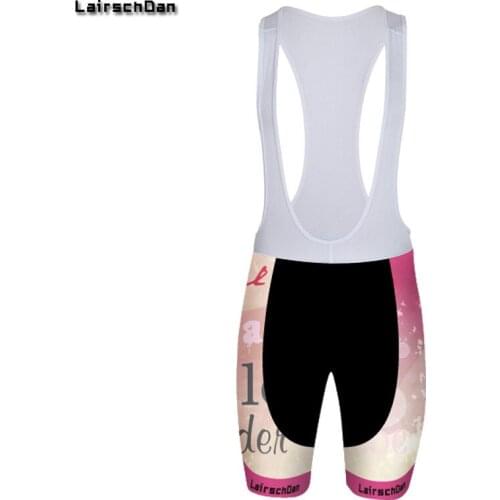 LairschDan culote ciclismo hombre gel Pink New Cycling Womens Bikes Shorts Shockproof Cycling Bib Short 3D Gel Pad Bicycle Pants
