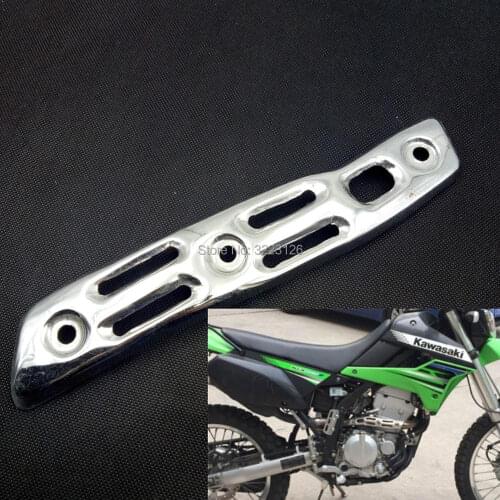 Motorcycle Exhaust Pipe crash Heat Shield Cover Guard Leg Protect for kawasaki KLX250 KLX 250