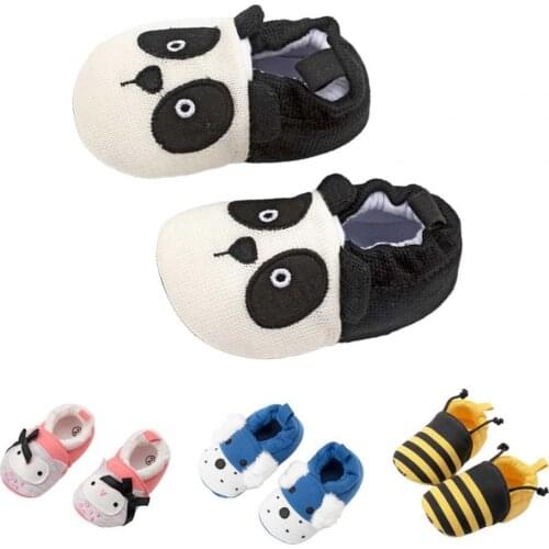 Winter Baby Infant Boys Girls Cartoon Non-slip Soft Sole Anti-drop Toddler Shoes Animal Shape Design kids Shoes for Girl Boy