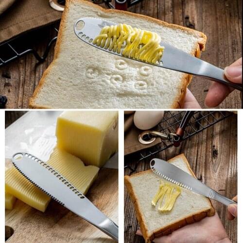 1Pc Multifunction Stainless Steel Butter Knife Cream Knife Western Bread Jam Knife Cream Cutter Utensils Cutlery Dessert Tool
