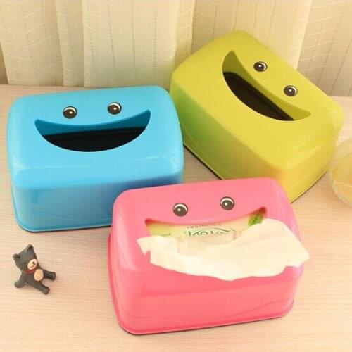 1PC Random Color Plastic Storage Wet Tissue Box Baby Wipes Box Tissue Container Living Room Table Paper Napkin Solder OK 0052