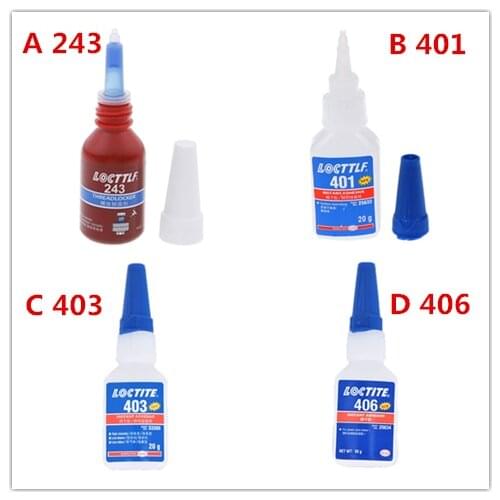 1pcs Useful 243/401/403/406 4 Different Types Adhesive Bottle Stronger Super Glue Multi-Purpose Universal Glue