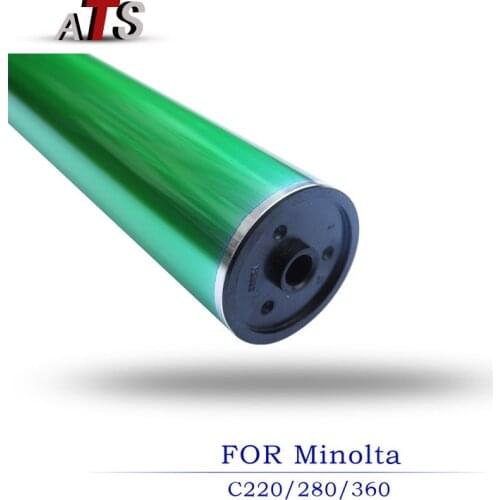 2pcs/lot drum machine Copier Spare Parts Compatible Opc Drum For Konica Minolta C220 C280 C360 photocopier fitting Photocopy