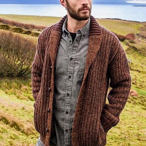 2020 Autumn Me Sweater V-Neck Button Warm knitted Sweatshirt Slim Fit Cardigan Sweater Hombre Male Large Size 5XL Casual Tops