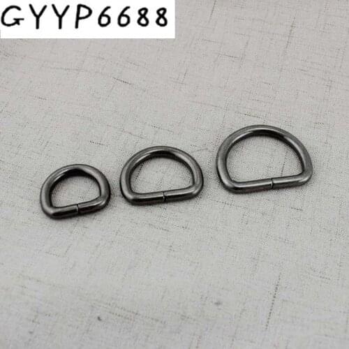 4pcs 50pcs 20mm 32mm Old silver Opened ring alloy metal d-ring round edge Strapping Bags Accessories Belt Connector