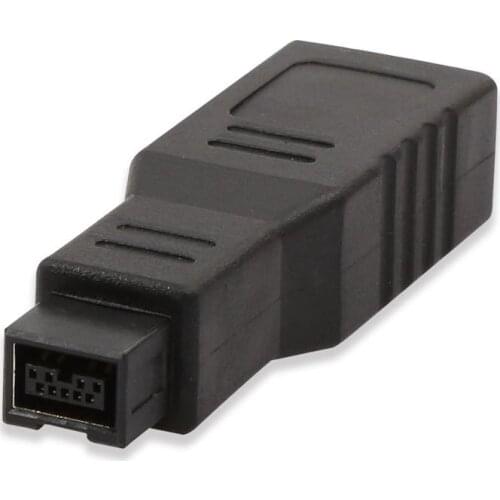 FireWire 1394 6 Pin Female to 1394 9 Pin Male IEEE 400 to 800 Adapter Converter