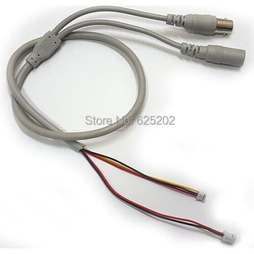 BNC Video DC 12V Powder Wire Assembly for CCTV Camera System 2 pieces