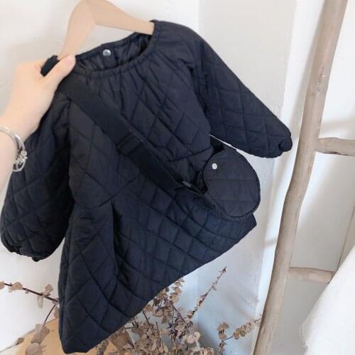 2020 Winter New Arrival Girls Long Sleeve Dress Kids Korean Design Dress Girl Clothes
