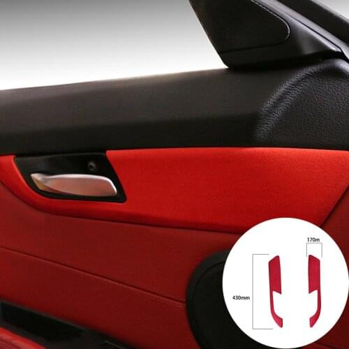 For BMW Z4 E89 2006-2019 Alcantara Suede Wrap Car Door Bowl Decals Cover Trim Stickers Door Handle Panel Mouldings Accessories