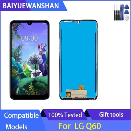 For LG Q60 2019 X525ZA X525BAW X525HA X525ZAW LCD Display Touch Screen Digitizer Assembly For LG X6 2019 LMX625N X625N X525