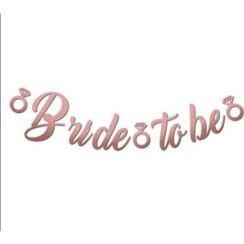 Calligraphy Banner Rose Bride To Be wedding bride mariage хна henna