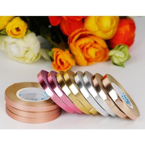 5pcs/lot 10m Rose Gold Foil Balloon Laser Ribbons Balloon Strings DIY Event Party Supplies Birthday Party Wedding Decoration