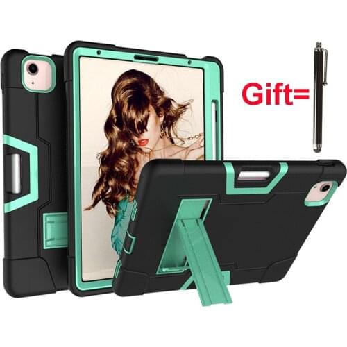 New Armor Case For Ipad Air 4 Kids Safe Heavy Duty Silicone Hard Cover A2325 Case For Ipad air 4 10.9 2020 Shockproof Shell