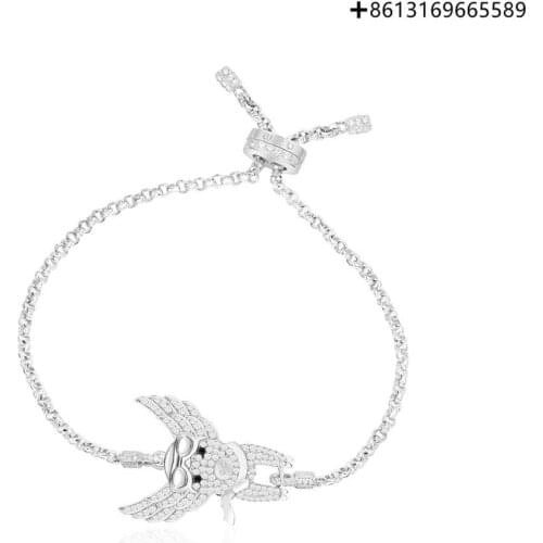 Original 1:1 100% Pure Silver 925Silver L'Aviateur Bracelet Manufacturer Direct Batch Free Package Mail