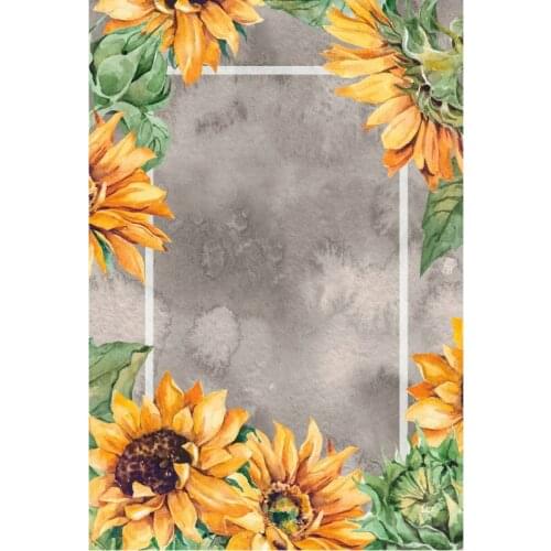 Sunflowers and Wall Photography Background Celebration Newborn Holiday Photo Booth Studio Decor