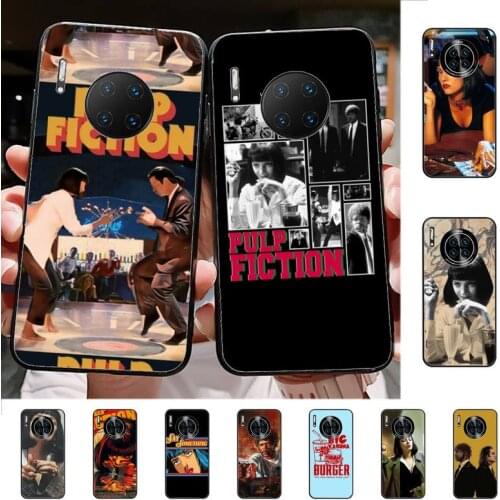RuiCaiCa Pulp Fiction Move poster Phone Case for Huawei Mate 20 10 9 40 30 lite pro X Nova 2 3i 7se
