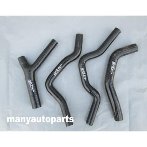 Silicone radiator coolant hose FOR Honda CR500 CR500R 1985-1988 86 87 88 85 86 BLK