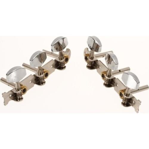 Tooyful High Quality 1Pc Zinc Alloy Classical Guitar Tuning Pegs Keys Replacement Machine Head Durable String Tuner Acce Silver