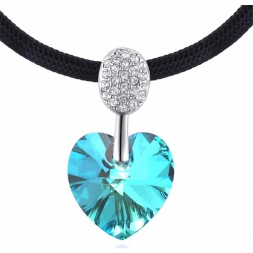 TRACYSWING 6 Colors Real Rose Gold Color Austrian Crystals Sweater pendant necklace for women monkey style #TW132350