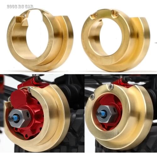 1:10 2PCS 82G/123G Heavy Metal Brass Knuckle CounterWeight For 1/10 RC Crawler 82046-4TRX-4 TRX4 NEW ENRON