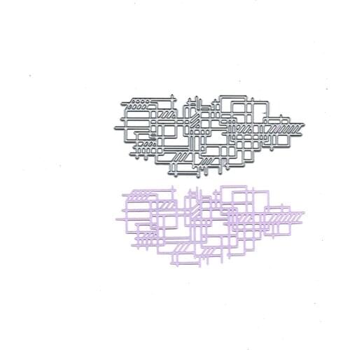 Julyarts 1pcs 129*54mm Die Cuts Scrapbooking Natal For DIY Scrapbooking Album Paper Cards Decorative Crafts Embossing Die Cuts