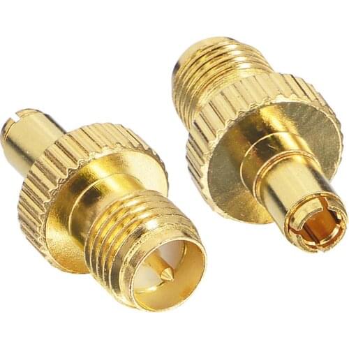 100pcs/lot) SMA to TS9 Connector RP SMA Female (Male Pin) to TS9 Male Plug Goldplated Straight Adapter Connector