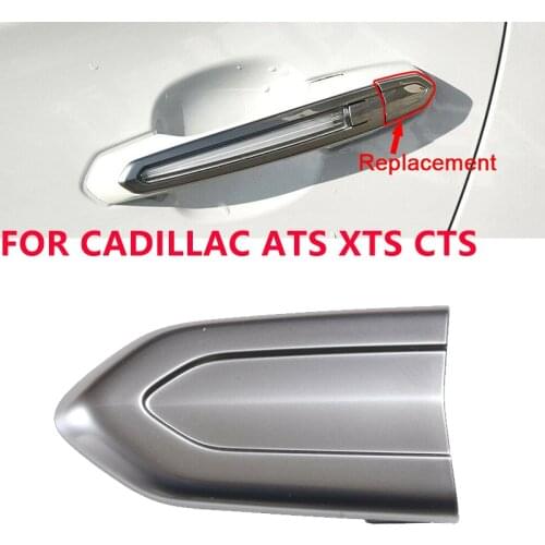 13522324 For Cadillac ATS XTS CTS CT6 Car Outside Accessories Door Lock Cylinder Chrome Cover Trim Cap Outer Door Handle Cover