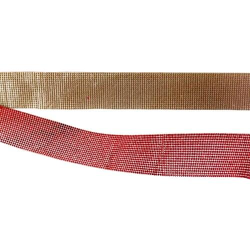 5yards 18 Row Crystal Motif Hot Fix Rhinestones Iron on Sticker Diamond Transfer Trim Tape