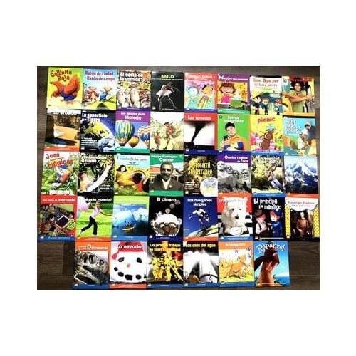 Random 38 Books Child Kids Spanish Book Carhildhood Education Enlightenment Knowledge Story Learning Reading Book Age 5 to 12