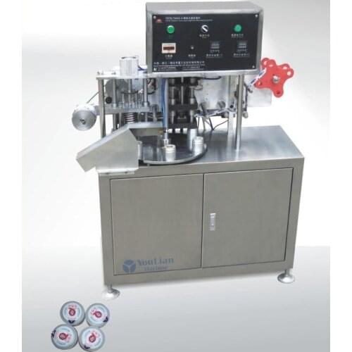 5 gallon barreled water cap labeling machine(TRTB-402B)