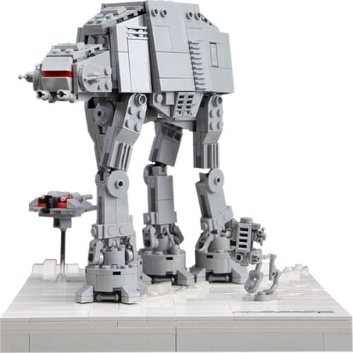 MOC AT Walkers Robots Building Blocks Kit For Star of Space Wars Battle of Hoth Assault Machine Idea DIY Toys For Children Gifts