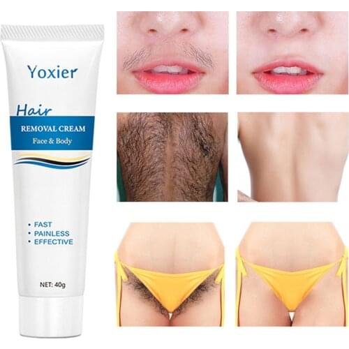 40g Fast Hair Removal Cream Whole Body Face Beard Painless Mild Non-Irritating Moisturizing Repairing Smooth Private Skin Care