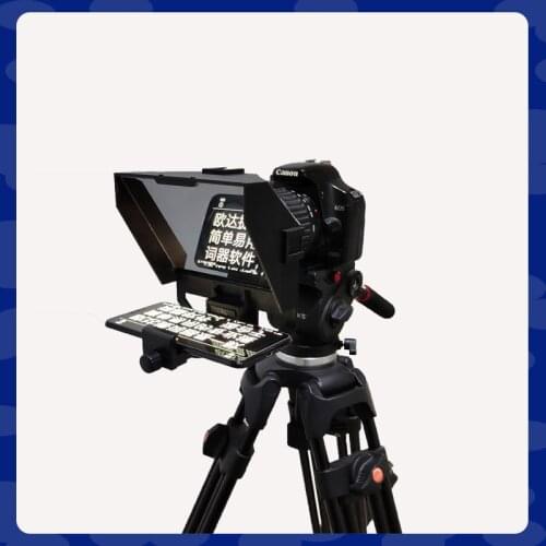 2021 New Mini Teleprompter Portable Inscriber Mobile Teleprompter Artifact Video With Remote Control For DSLR Recordin