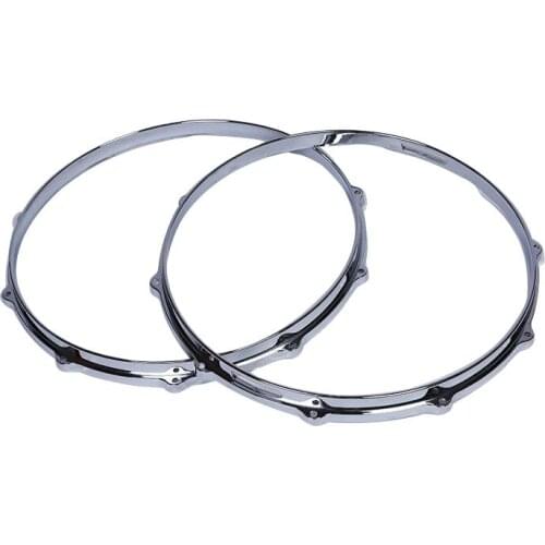 One pair up and down 14inch 10 hole aluminium alloy drum rim drum hoop