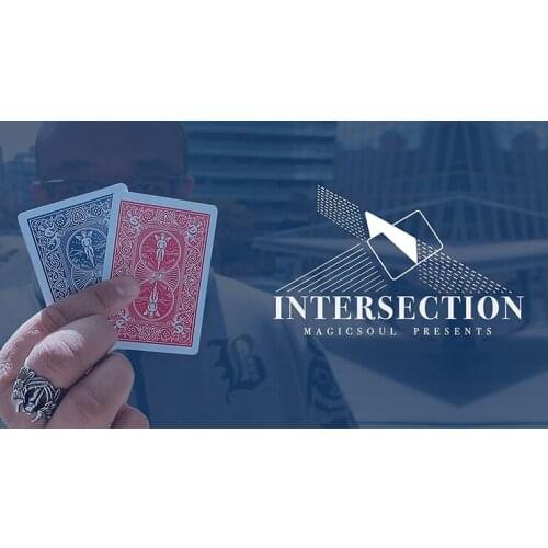 Intersection by Hondo Magic Soul Gimmick Card Magic Tricks Close Up Magic Props Illusions Street Magic Card Thru Bill Mentalism